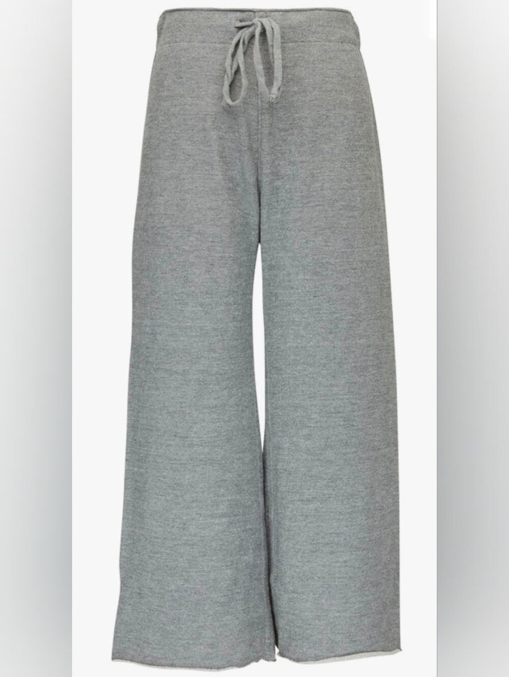 NWOT Nili Lotan Kiki Heather Gray Cropped Pants (no Drawstring)